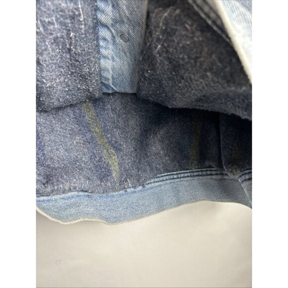 Vintage Lee Denim Jacket Storm Rider Corduroy Collar Made In USA SIZE XL - Picture 14 of 16